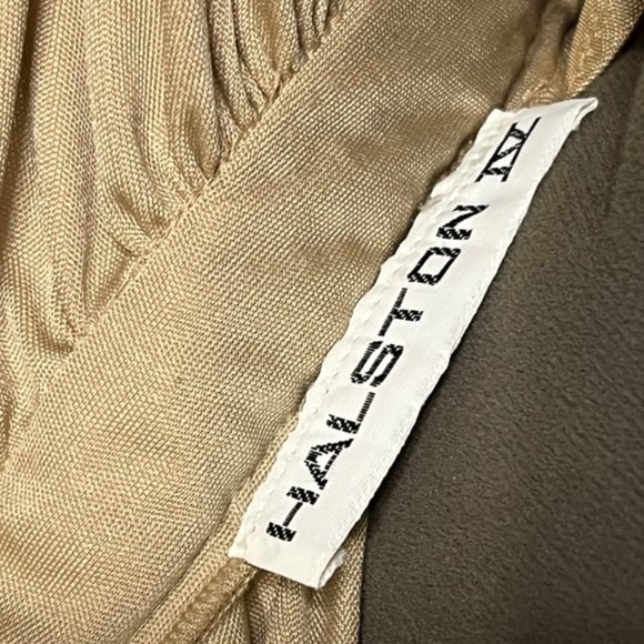 1980's HALSTON IV Vintage Halter Dress NWOT - Picture 5 of 16